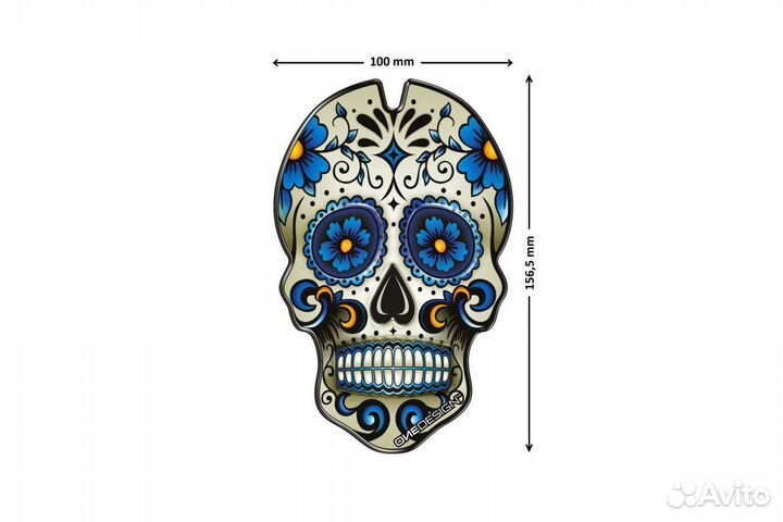 Центральная наклейка на бак One Design Red