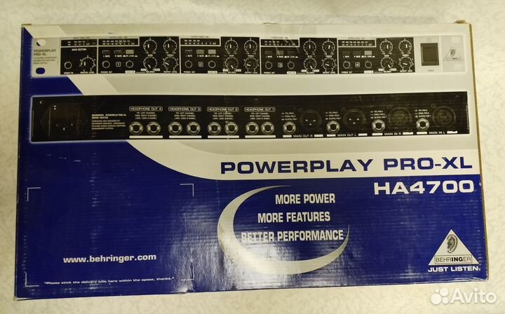 Предусилитель для наушников behringer powerplay PR