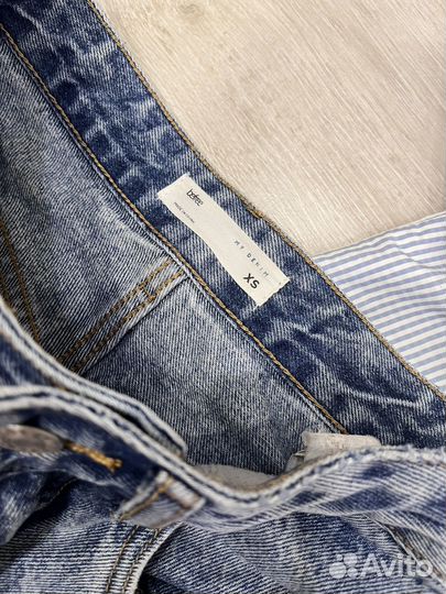 Джинсы wide leg и рубашка Befree XS