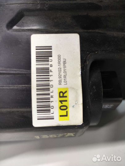 92102-1R000 Фара правая новая Hyundai Solaris 2010