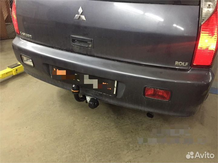 Фаркоп Mitsubishi Lancer. Установка фаркопа