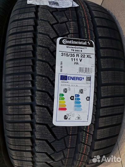 Continental ContiWinterContact TS 860S 275/40 R22 и 315/35 R22
