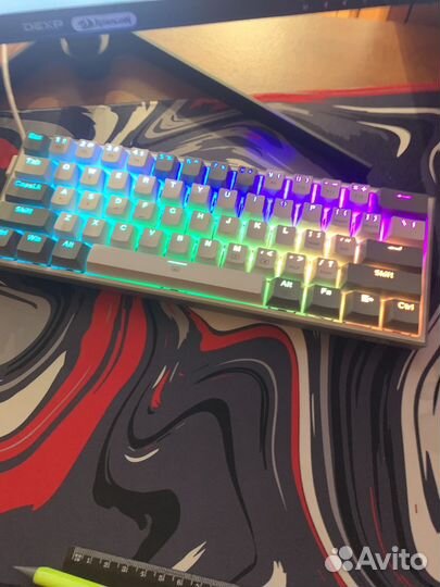 Игровая клавиатура redragon fizz k617 rgb