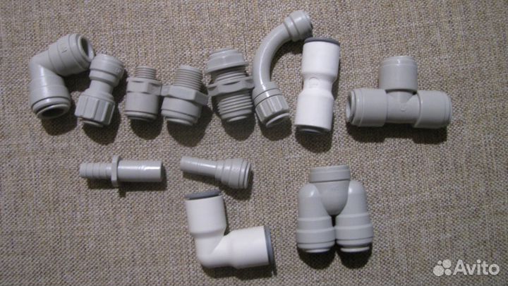 Фитинги цанговые John Guest, DMfit для воды, напит