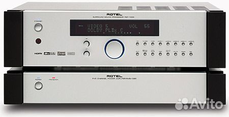 Процессор Rotel RSP-1068 + мощник Rotel RMB-1085