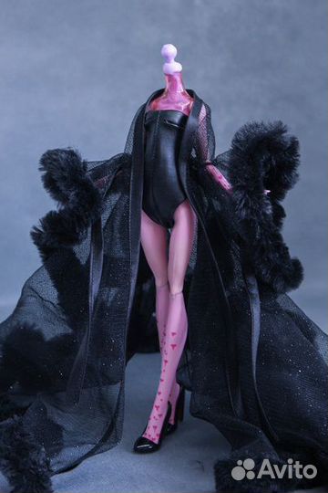 Платье для кукол монстер хай из пан бархата