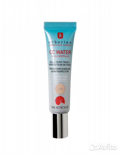 Cc крем erborian оттенок 01, 15 мл