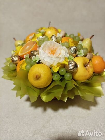 Съедобные букеты фруктовые