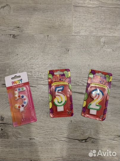 Свеча цифра