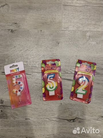 Свеча цифра