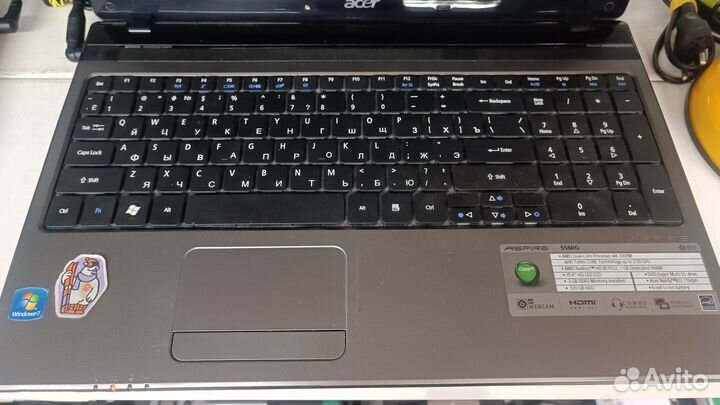 Ч) ноутбук acer aspire 5560g (38498)