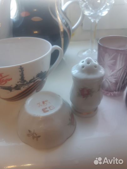 Набор столовой посуды СССР и др