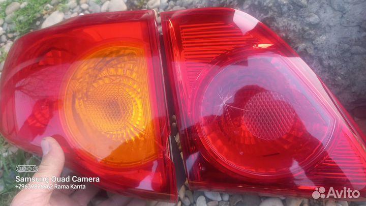 Задние фары королла 150