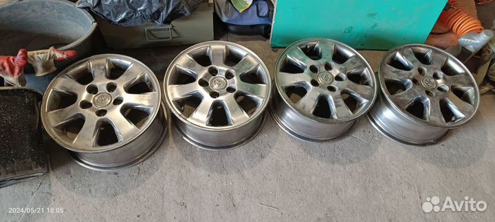 Литье диски r15 5x100 toyota