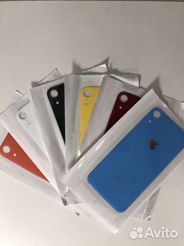 Задняя крышка (стекло) для iPhone XR все цвета