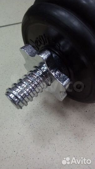 Гантель 5 кг. обрезиненная. Новая