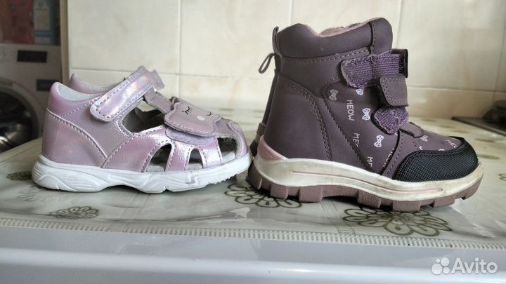 Сандалии и ботинки зимнии