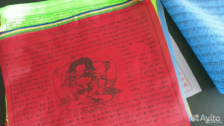 Молитвенные флажки Тибет Буддизм конь ветра