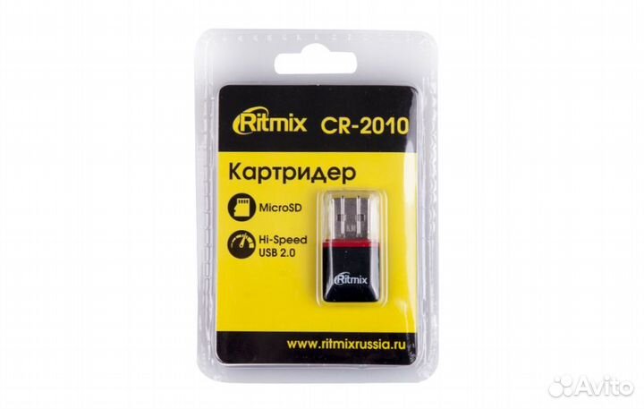 Картридер для microSD Ritmix CR-2010