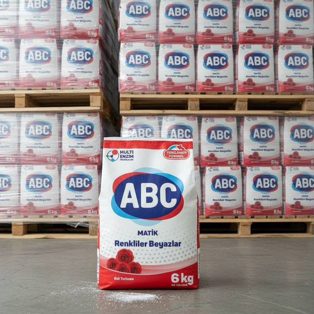 Турецкий стиральный порошок ABC 6кг