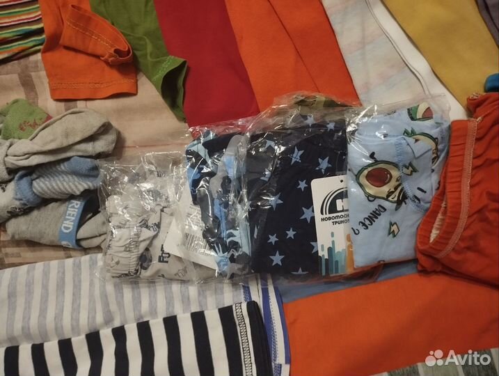 Детские вещи пакетом на мальчика 4-7 лет