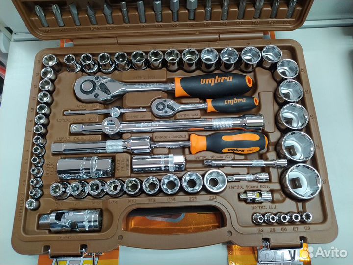 Набор торцевых головок Ombra OMT108S