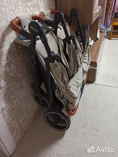 Коляска для двойни carrello connect