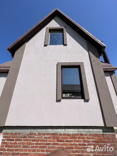 Фасадные работы короед покраска фасада