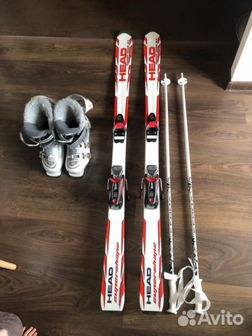 Горные лыжи с ботинками