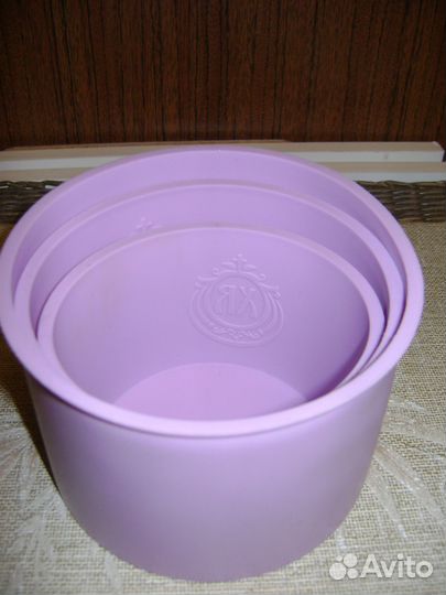 Формы для выпечки кексов силикон набор 3шт Колпино