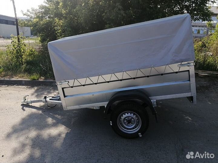 Легковой прицеп Rinal высокий тент