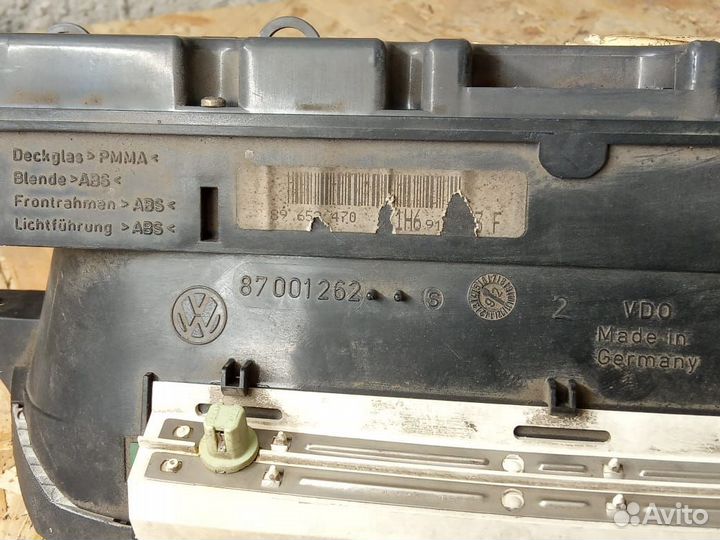 Панель приборов VW Golf 2 GT