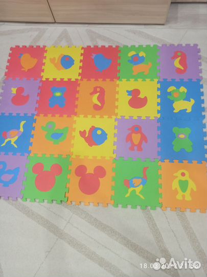 Детский коврик пазл