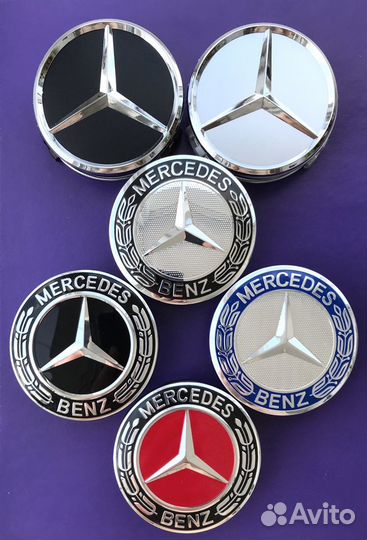 Колпачок на диск Mercedes заглушка Мерседес