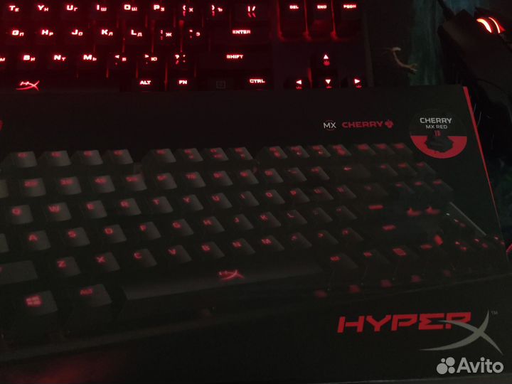 Игровая механическая клавиатура hyperx alloy fps