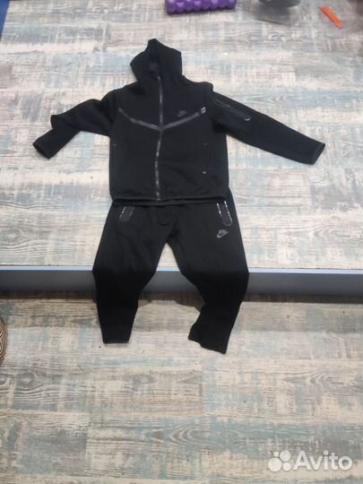 Костюм nike tech fleece черный