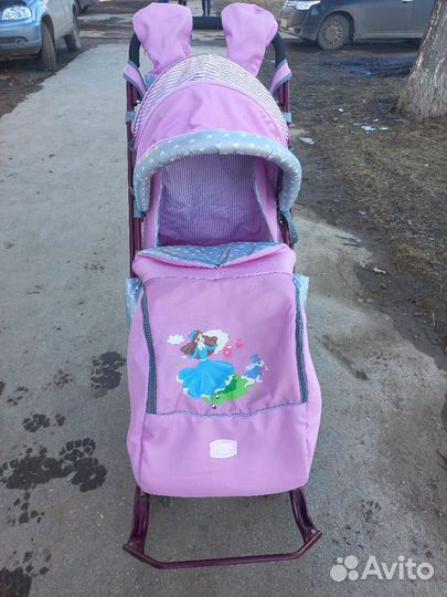 Санки коляска nika kids