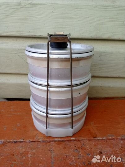 Контейнер пищевой, алюминиевый, советский