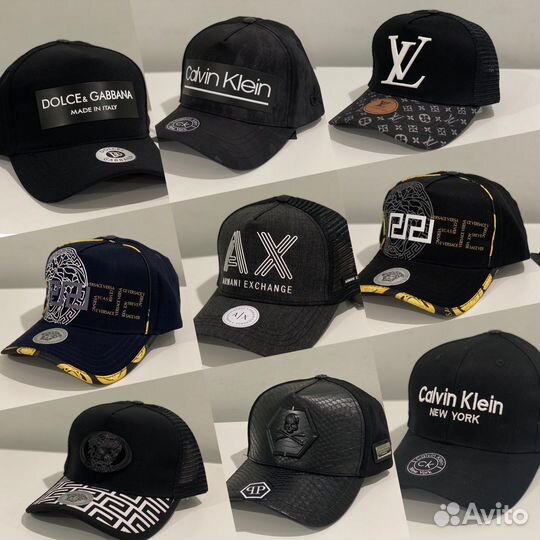Бейсболки кепки разных брендов