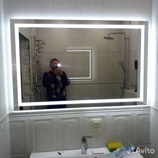 Зеркало с подсветкой на заказ