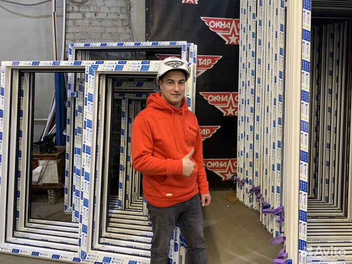 Пластиковые 60х120 мм окна