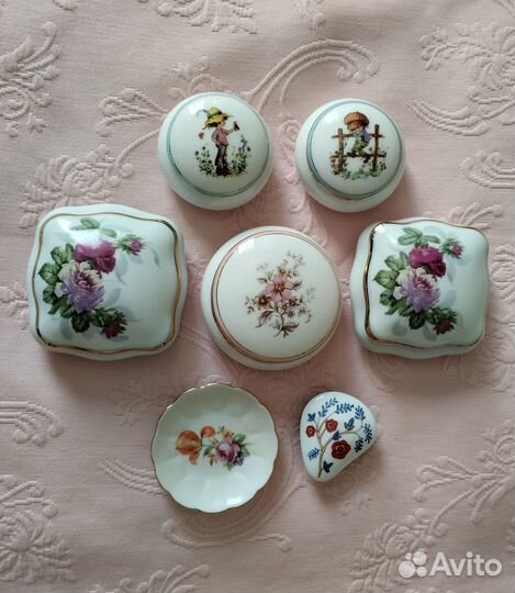 Фарфоровые шкатулки
