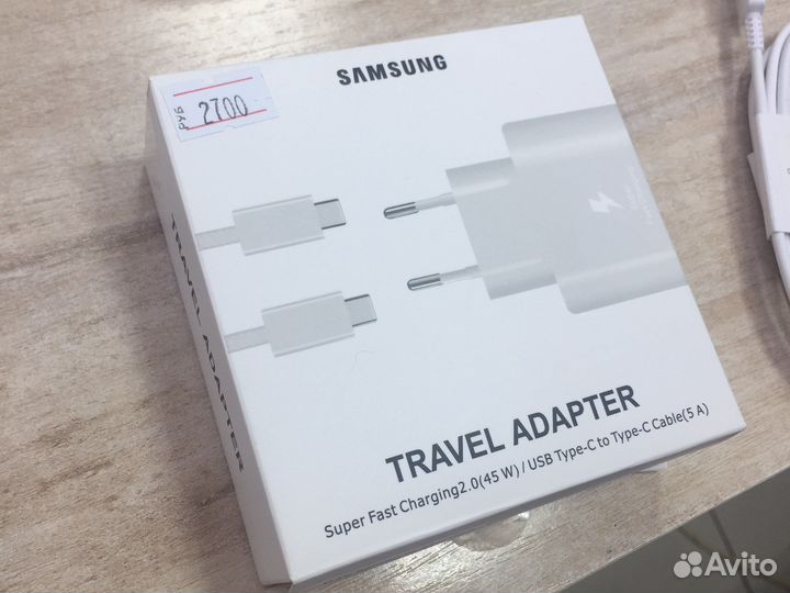 Сзу Зарядное устройство samsung USB-C оригинал