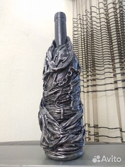 Бутылка декоративная