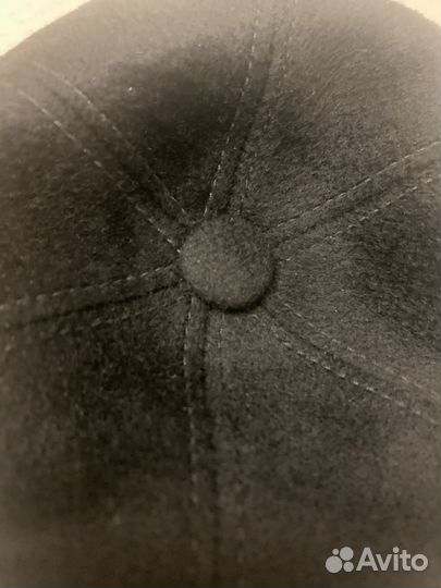 Loro Piana бейсболка, кепка черная, оригинал,XL