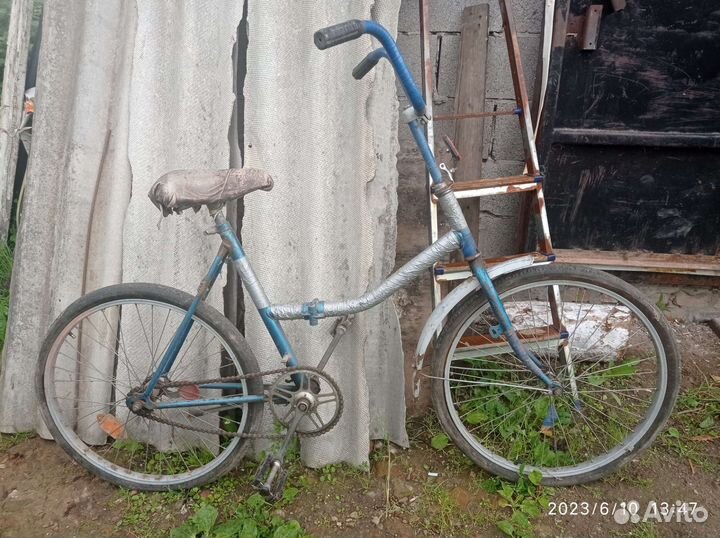 Велосипед Аист складной ретро