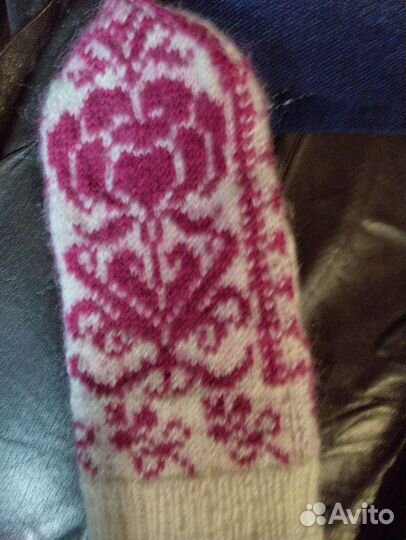 Варежки ручной работы