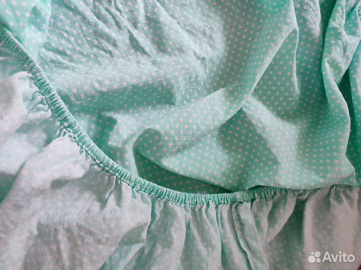 Простынь на резинке 60*120 Одеяло байковое 100*100