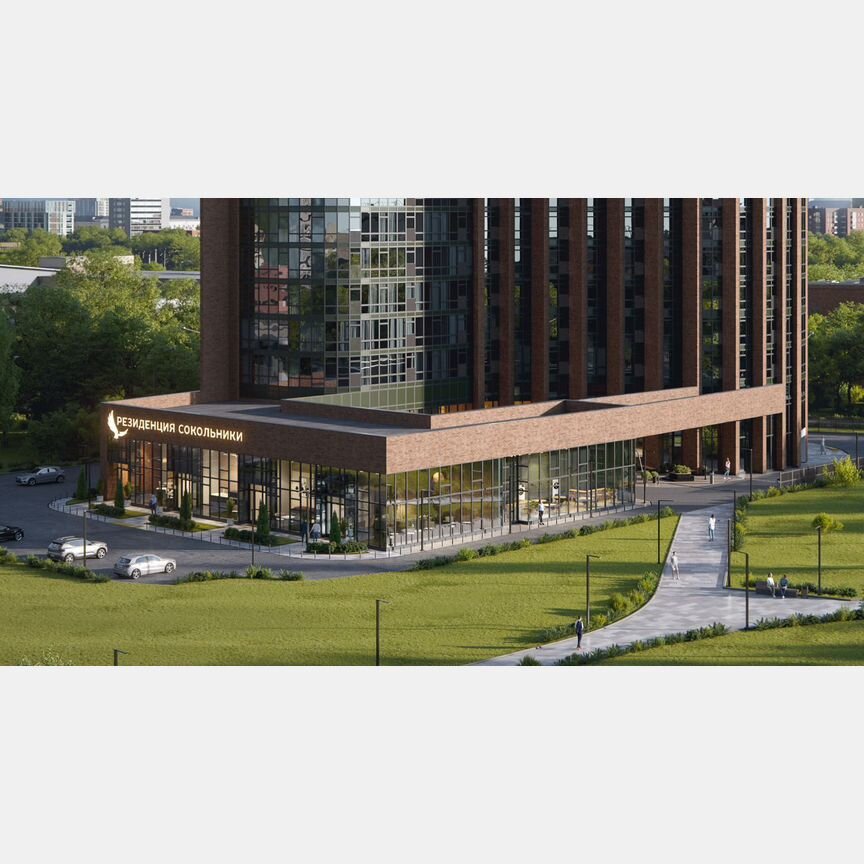 1-к. апартаменты, 70,7 м², 21/21 эт.