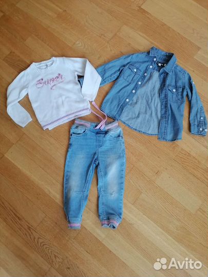 Одежда для девочки много